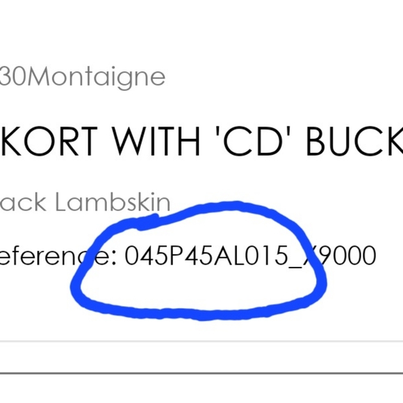 Christian Dior Lambs Leather Skort with CD Buckle - Picture 10 of 12